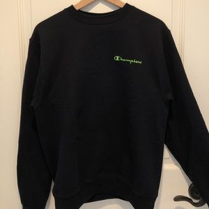 Champion Crew Neck (Black)